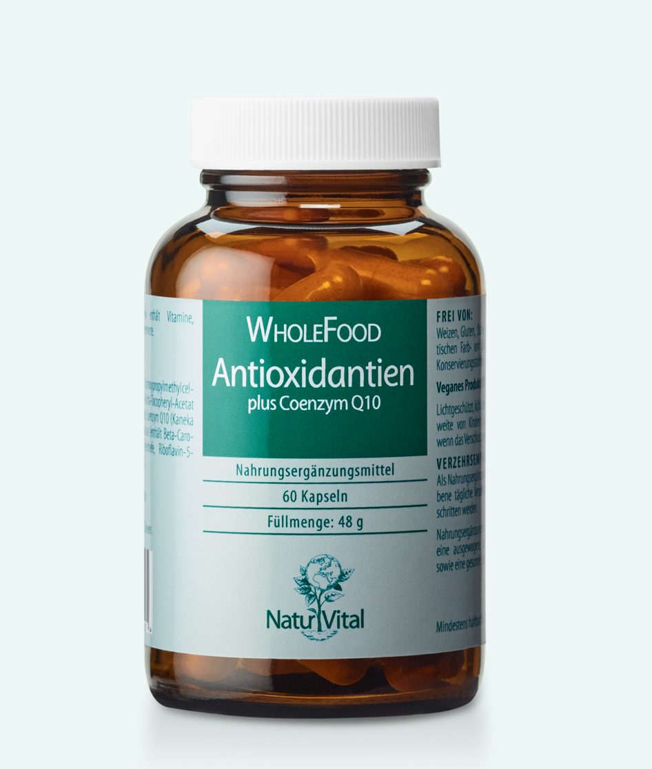 Antioxidantien plus Coenzym Q10 WHOLEFOOD