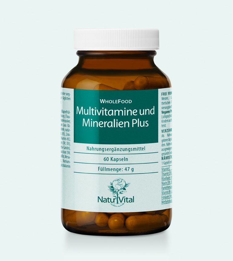 Multivitamine und Mineralien Plus WHOLEFOOD