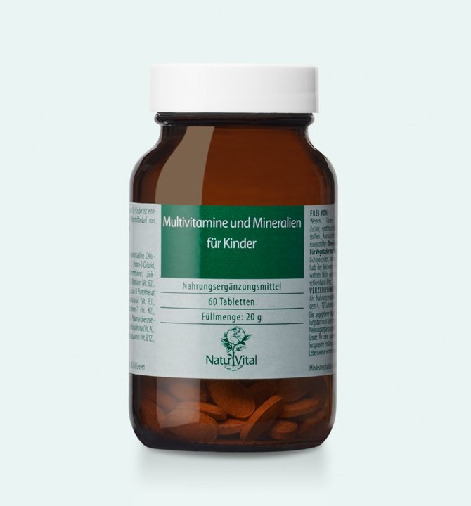 Multivitamine und Mineralien für Kinder